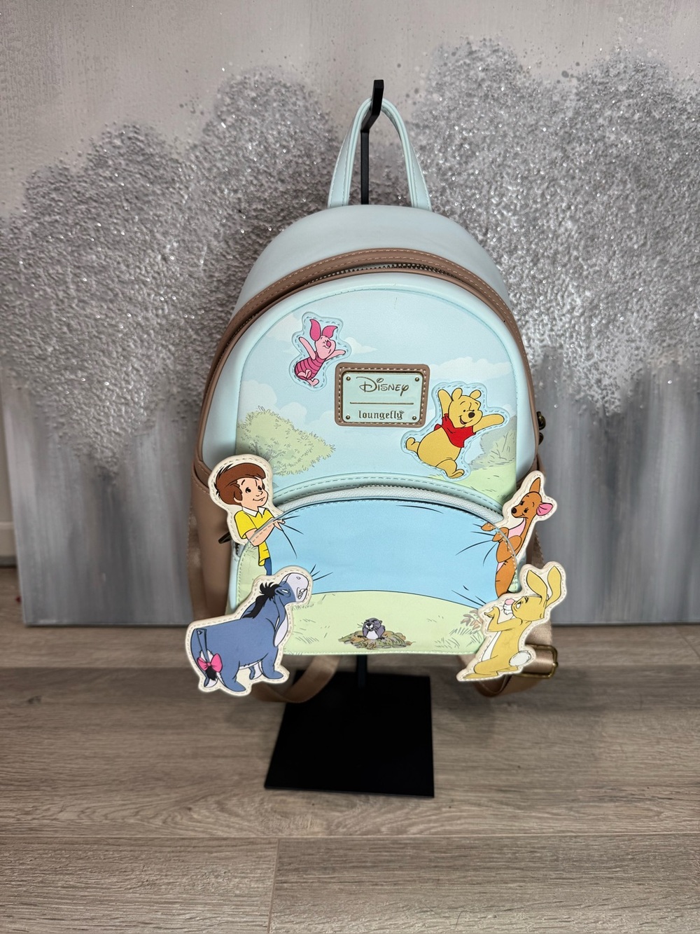 Loungefly Disney Winnie The Pooh 95th Anniversary Celebration Toss Mini Backpack